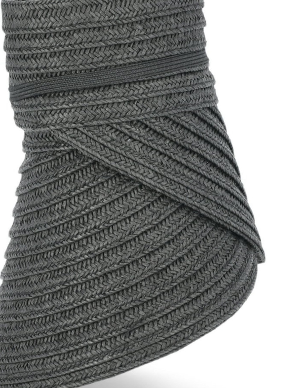 Time and Tru Black Packable Wrap Visor - Picture 7 of 7